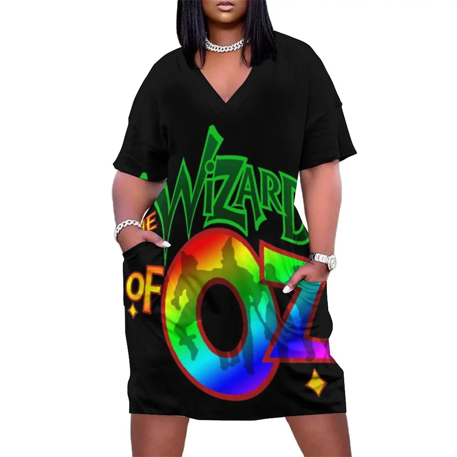 

Wizard Of Oz Loose Pocket Dress dress summer 2025 women women's evening dress 2025 Long woman fairy