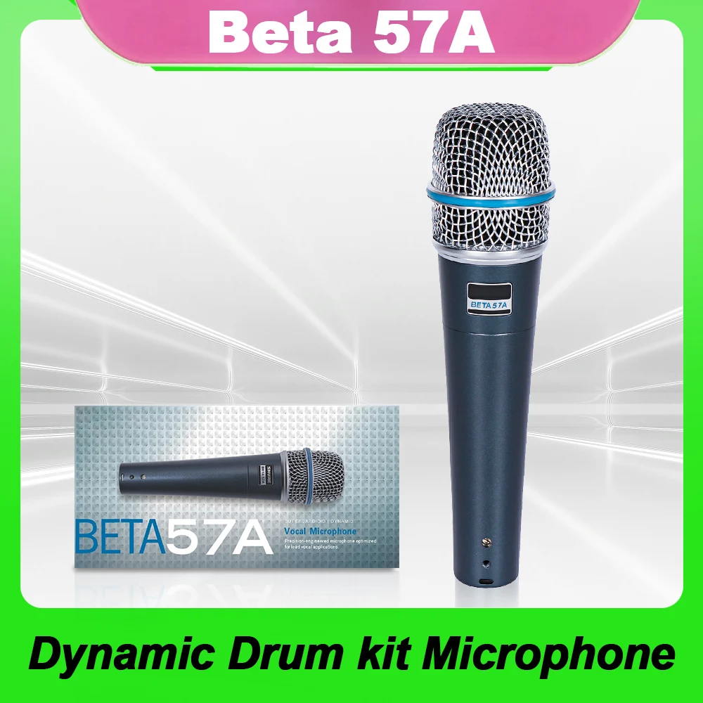 

BETA57A Beta 57A Drum Microphone Instrument Kick Drum Hi-hat Microphone Metal Dynamic Microphone