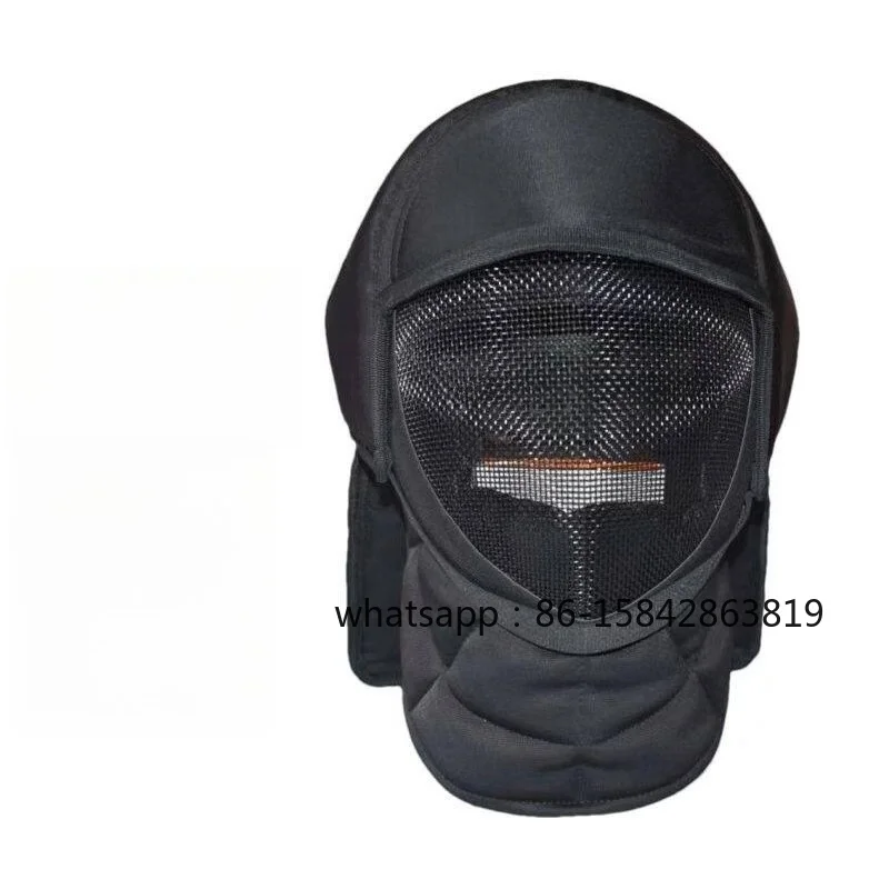 Fencing Epee Instructor Hood with Brain Pad, Multi-Directional Hindbrain Protector for Adults & Kids