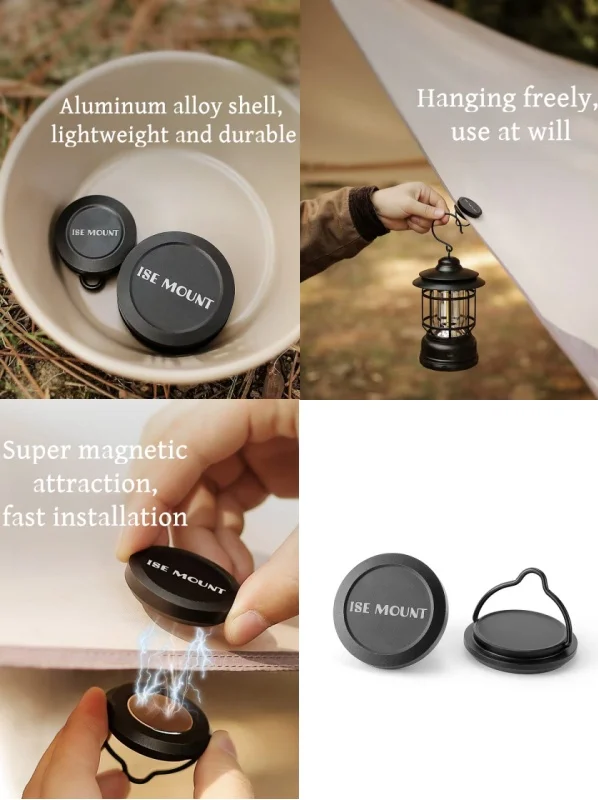 

Многофункциональный инструмент для улицы, портативный магнитный крючок, вешалка с магнитным зажимом для палаток, навесов, сверхмощный несущий магнит