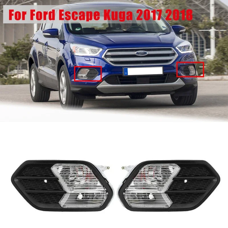 

Для Ford Escape Kuga 2017-2018 передние противотуманные фары, указатель поворота, замена автомобильного фонаря в сборе с лампочкой