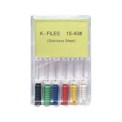 Dental K Files Hand Use 8# 10# 15# Stainless Dental K-File 21mm/25mm/31mm files Root Canal Endodontic K Files Instrument VDK