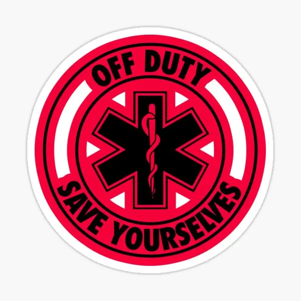 

EMR Emergency Medical Responder Badge Sticker Motorcycle Bumper Laptop Vinyl Car Helmet Bicycle Decal