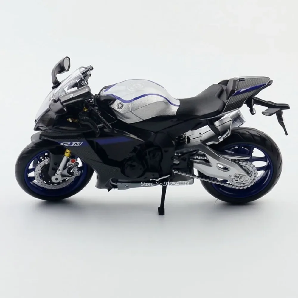 Schaal 1:12 Yamaha YZF-R1M Motorfiets Model Speelgoed Legering Diecast Schokabsorptie Rubber Banden Motor Modellen Collectie Jongens Geschenken