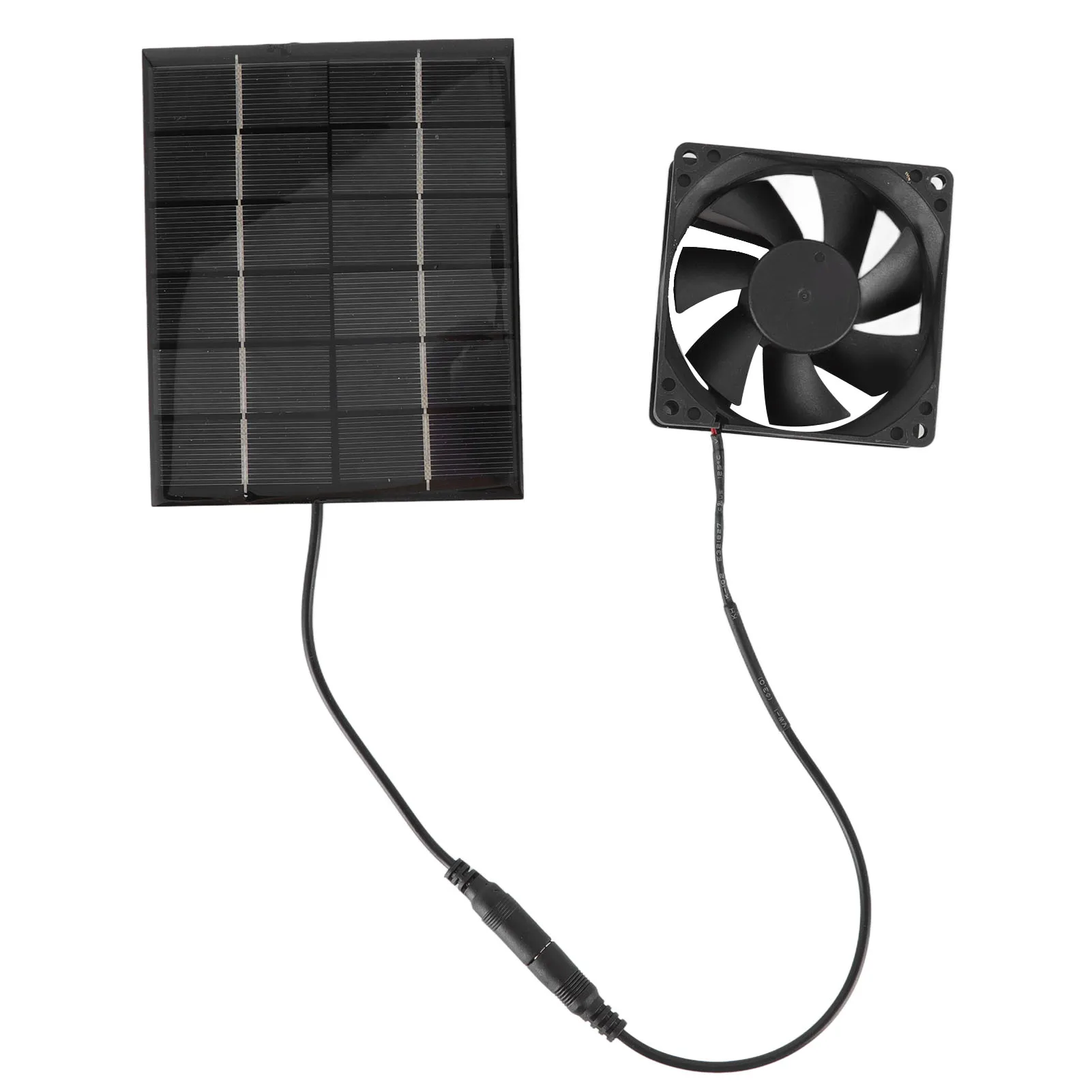 Exhaust Fan Solar Panel Fan Exhaust Air Ventilation Heat Dissipation Tool for Greenhouse Shed Solar Panel Fan Solar Exhaust Fan