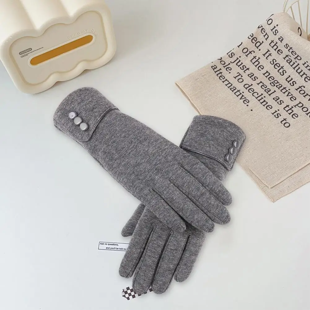 

Polyester Gloves Non-slip Gloves Design Winter Fleece Gloves for Women Cozy Snow Gift with Soft Texture Autumn Warmth