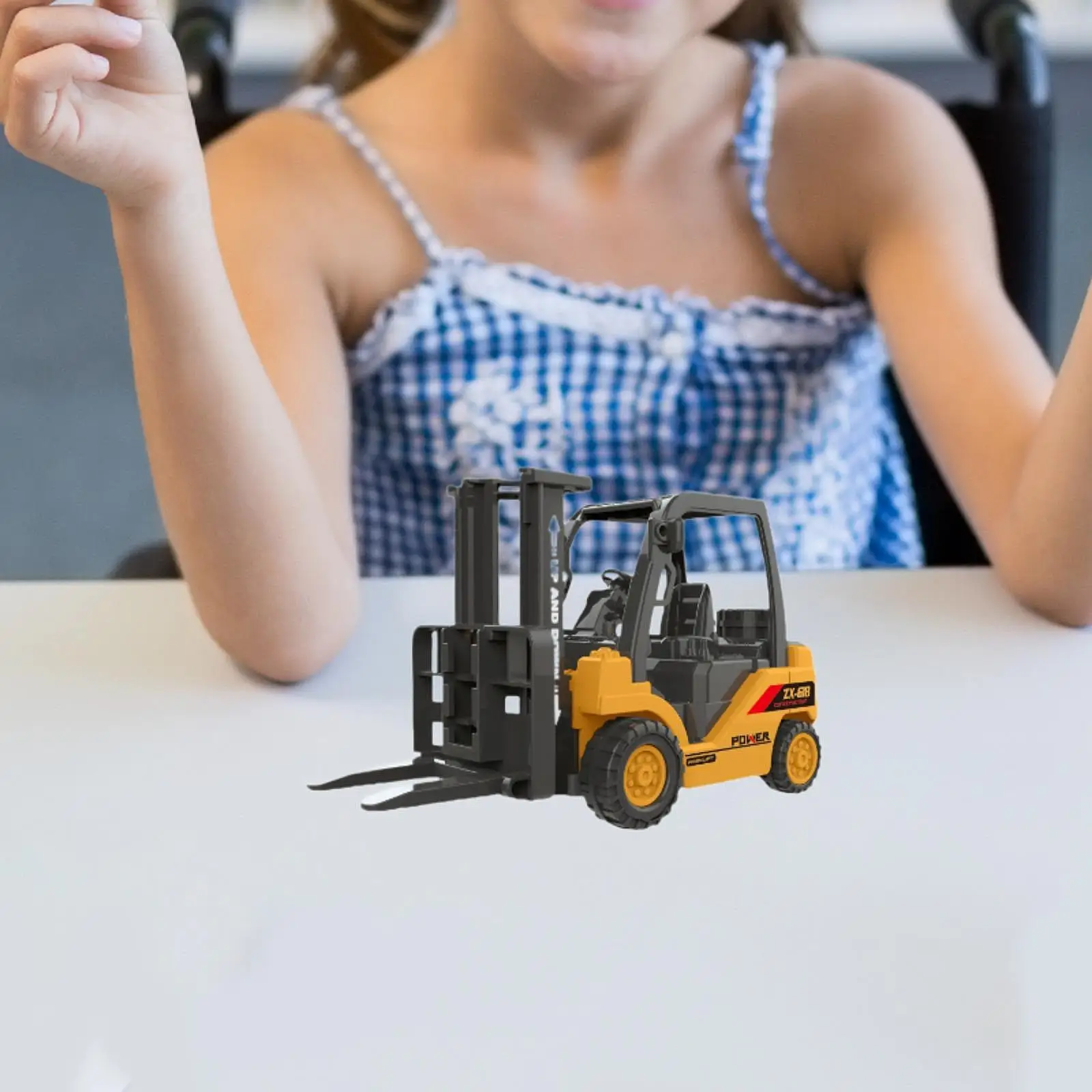 

Инерционная модель вилочного погрузчика для мальчиков, игрушка-транспорт для детей, коллекционная модель, декор для офиса