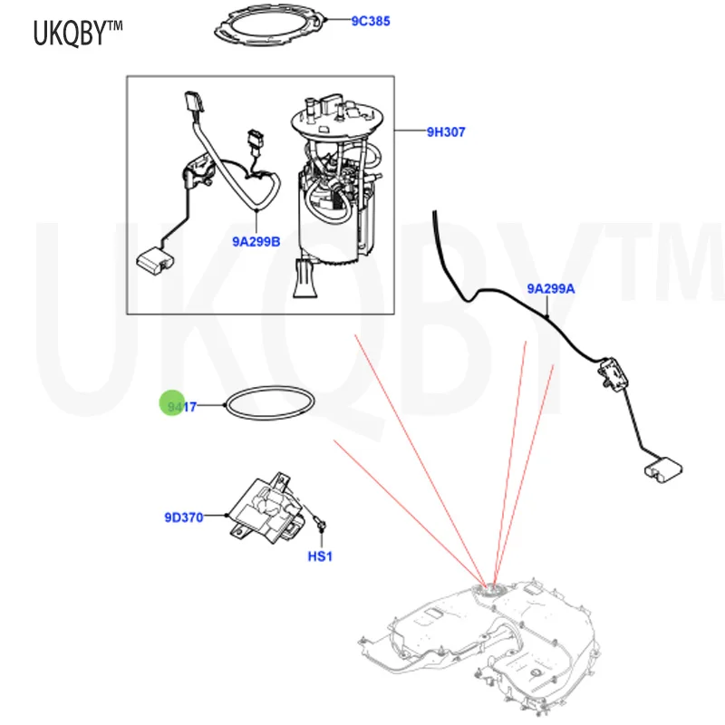 Ra ng e Ro ve r 2013  Gaskets LR000966  C2Z7361 J9C7461 LR117476