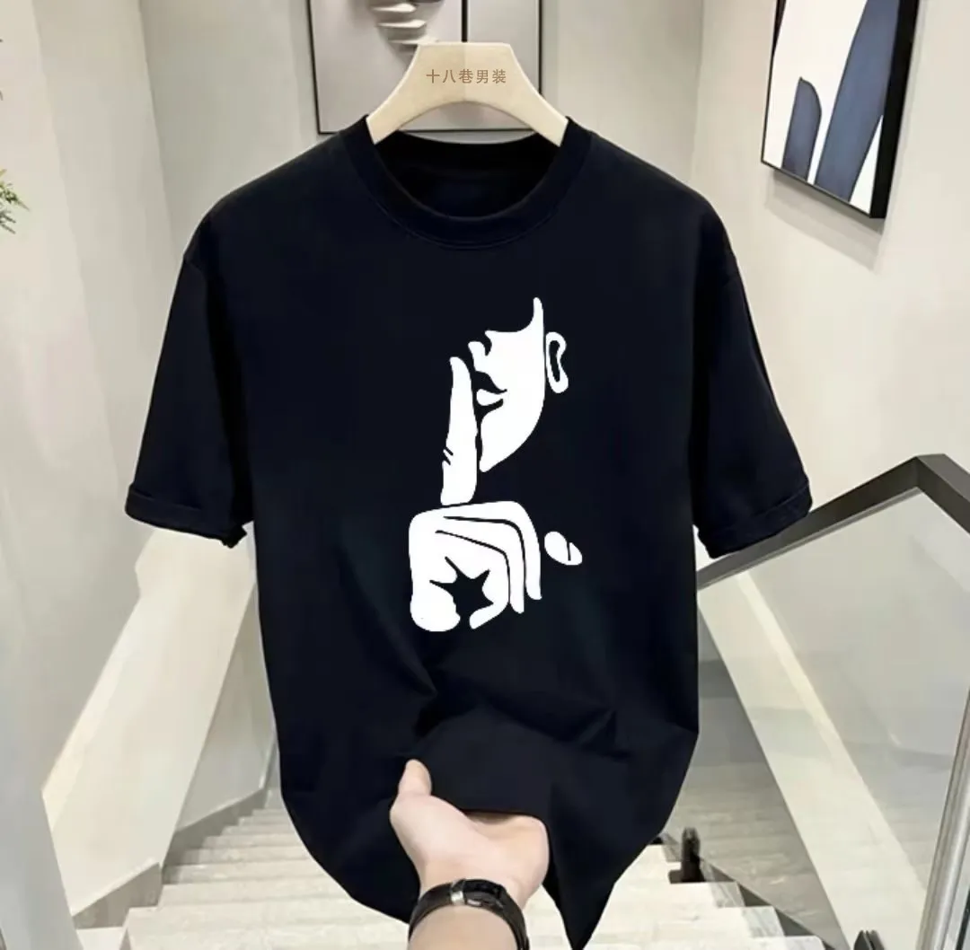 

Летняя американская трендовая хлопковая футболка унисекс оверсайз с круглым вырезом и коротким рукавом, легкая, прохладная, для пляжного отдыха