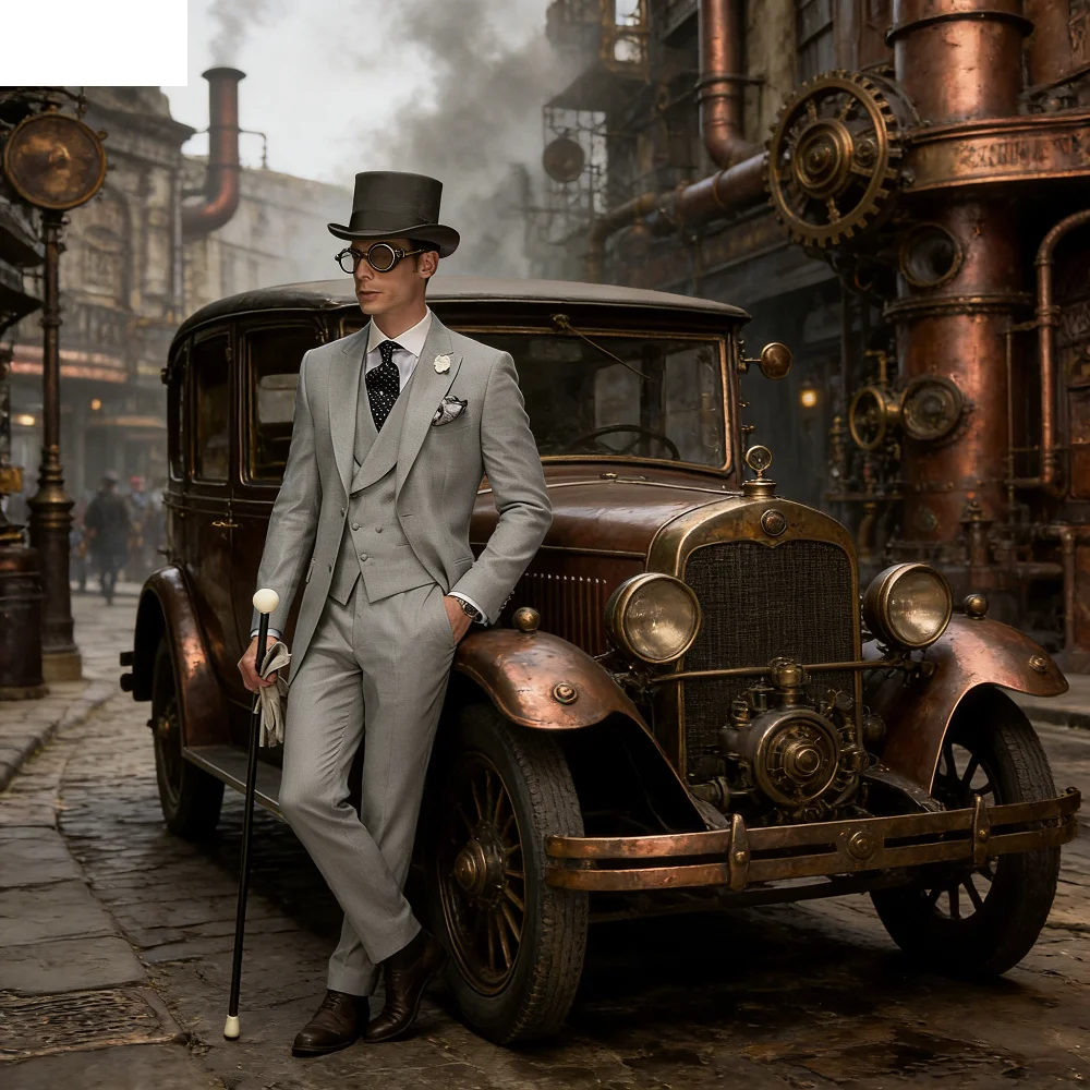 

Мужской формальный костюм-тройка на заказ: смокинг с пиджаком с острыми лацканами, жилетом и брюками для свадьбы, жениха, торжественных мероприятий.