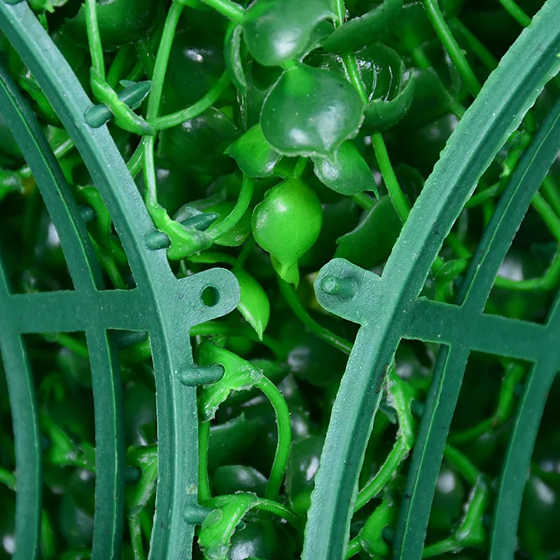 10-48cm Artificial Green Plant Grass Ball Simulated Boxwood Decorative Ball Balcony Courtyard Garden Wedding Home Decoration