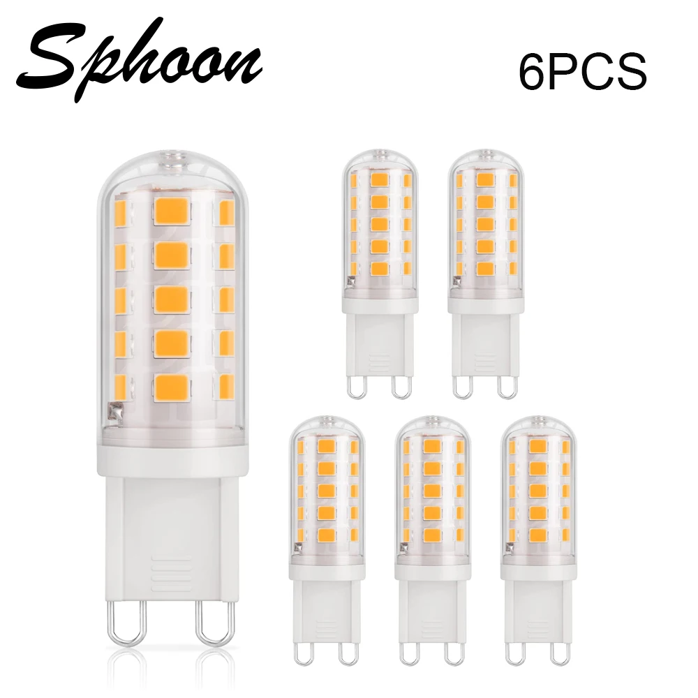 G9 LED Light Bulb 3W 5W 220V Lamp Cold White 6000K Warm White 2700K 360 Beam Angle Corn Bulb Replace Halogen Chandelier Light