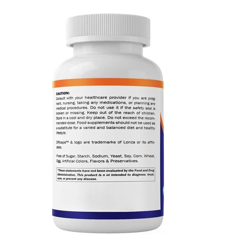 Vitamin Lactobacillus 2 billion -60 DR capsules per capsule - Digestive support - made from prebiotic inulin fiber