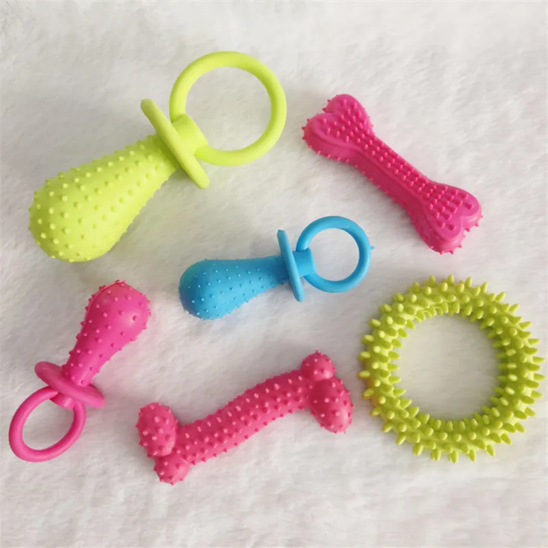 Jouets de soins dentaires en caoutchouc durable pour petits chiens, livres de dents, jouets d'entraînement à la mastication, fournitures pour animaux de compagnie, indeBuckle