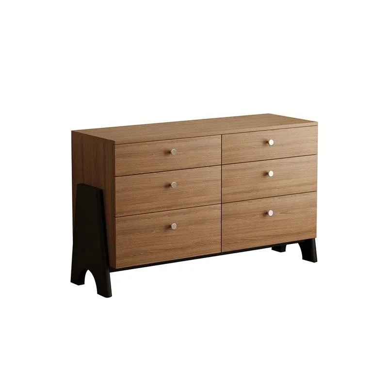 six-chest cabinet, medieval drawer cabinet, solid wood retro bedside cabinet, bedroom locker, living room storage cabinet