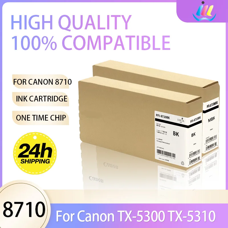 

Original New PFI8710 PFI-8710 Ink Cartridge For Canon imagePROGRAF TX-5300 TX-5310 TX-5400 TX-5410 Printers Ink Tank 700ML