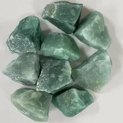 Natural Dulong Jade Stone Raw Green Jadeite Stone Mineral Specimens Jewelry Making Crystal Stone Decoration Green Aventurine