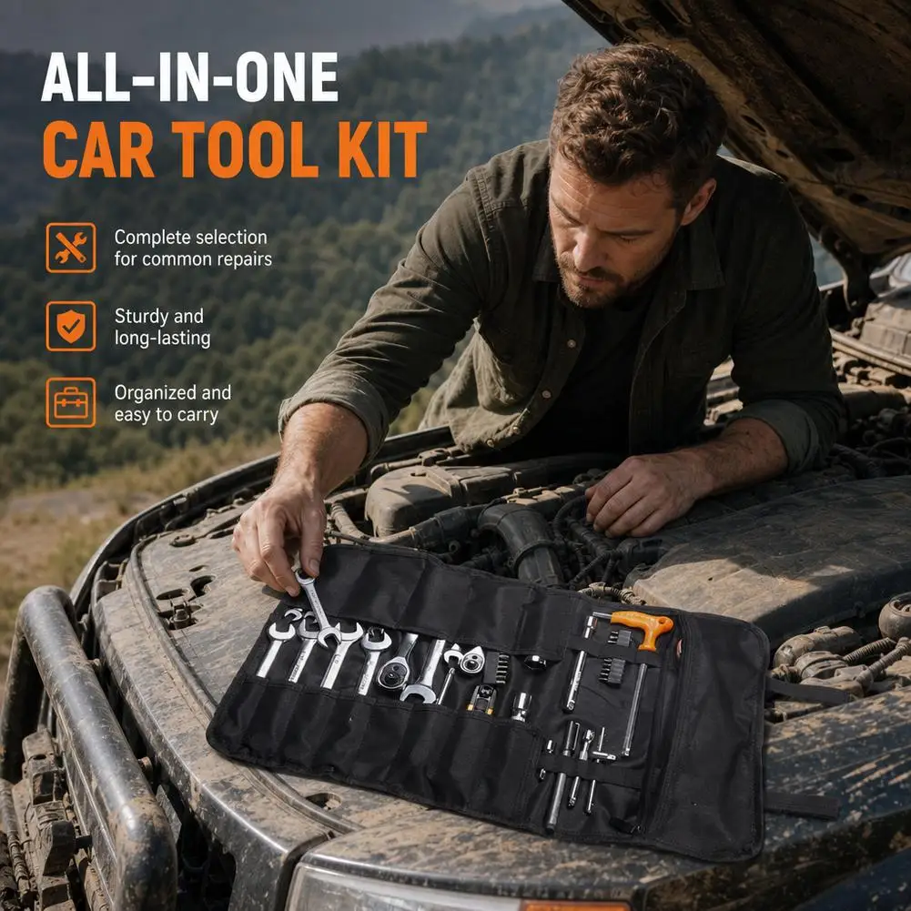 Portable high-capacity installation technician tool kit Durable multi-functional handheld tool kit (tools not included)