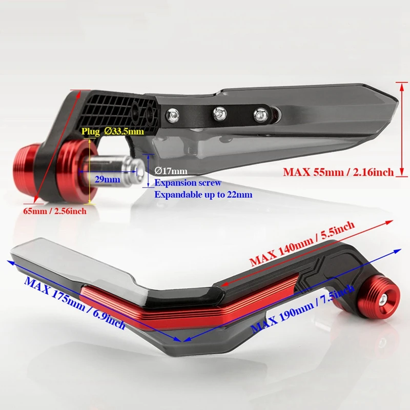 Ox Horn osłona przedniej szyby elektryczna osłona kierownica rowerowa szyby motocykl elektryczny części uniwersalne