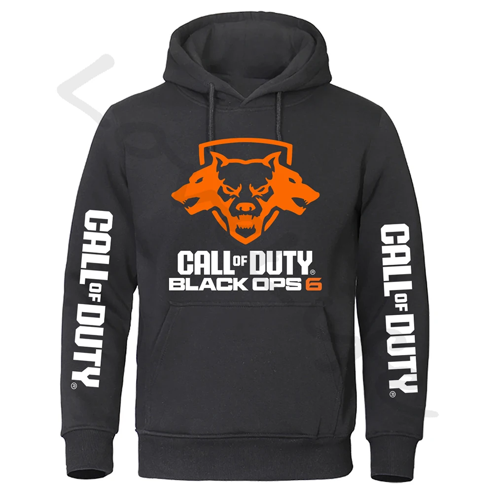 Harajuku Call of Duty Warzone Print Hoodies Men Personality Hooded Sweatshirt Casual Outdoor Man's Loose Long Sleeve Pullovers