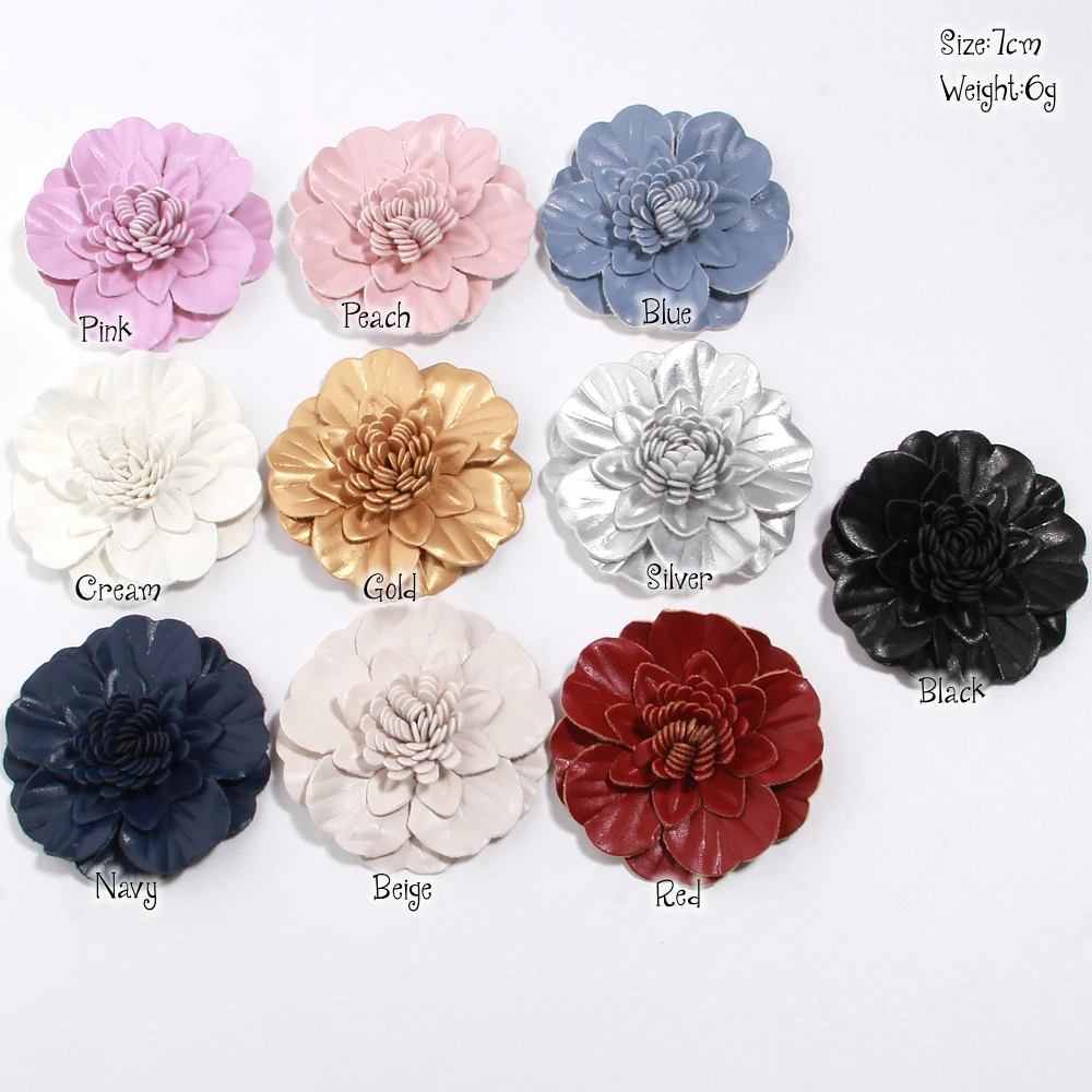 10Pcs 7cm Sheep PU Leather Cam - Baby Clothing High End recension och pris