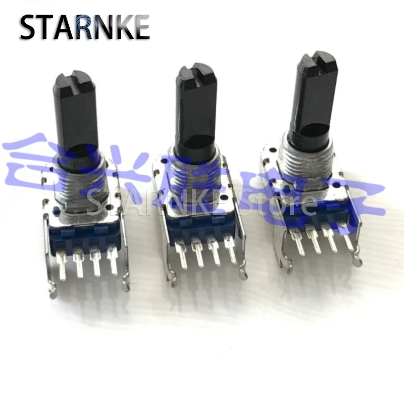 

1 шт. Горизонтальный поворотный потенциометр RK11, тип B50K B503, длина вала 20 мм, 4-контактный, для микшера/регулятора громкости