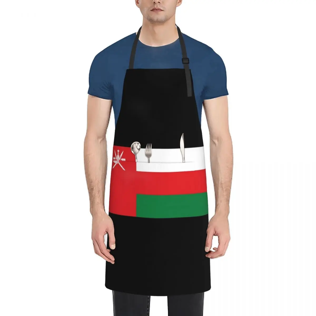 Oman Apron Kitchen Items Chef Uniform Women's Dresses Trim Cloth Apron