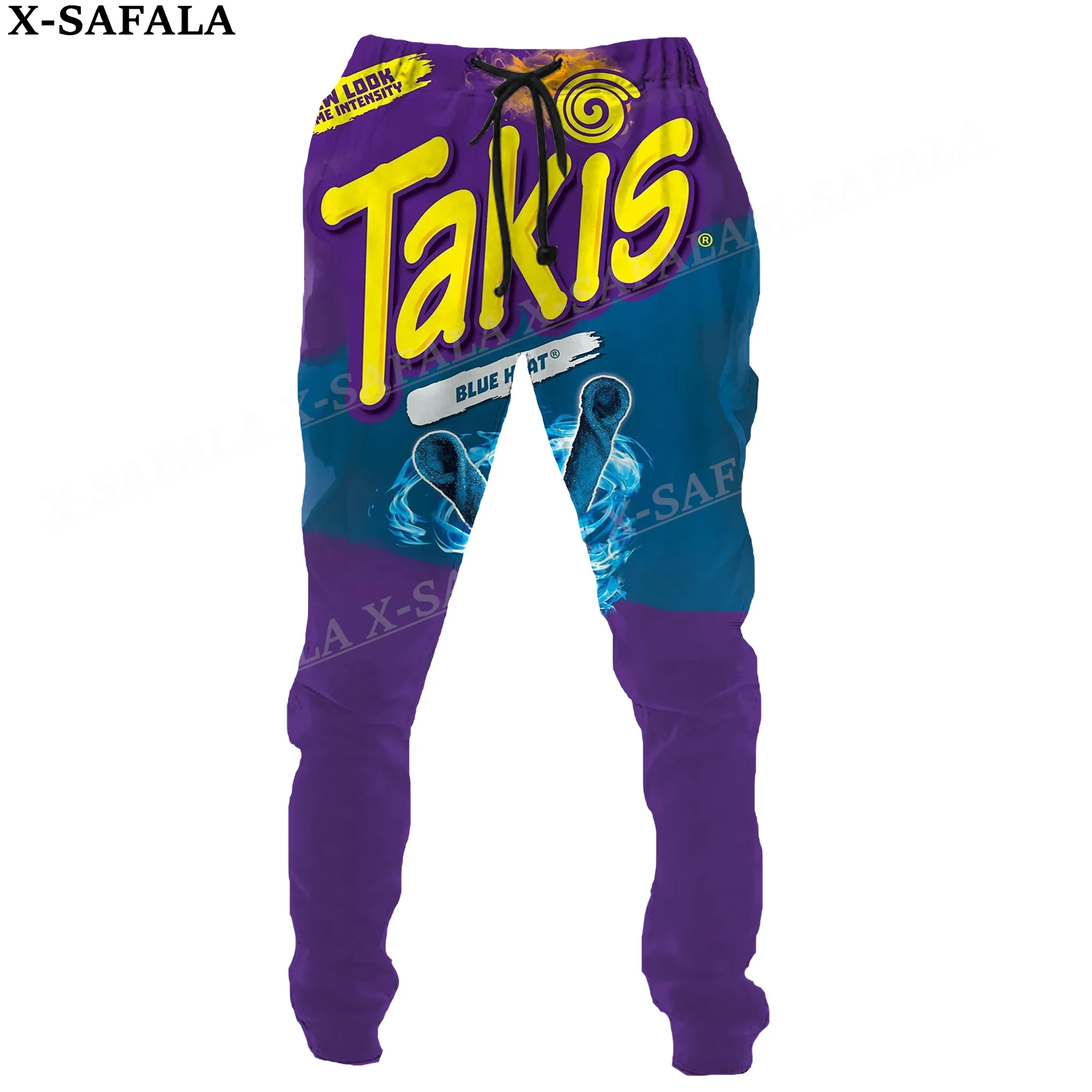 Novelty Funny Chips Takis Food  3D Print Trousers Men Women Sweatpants Drawstring Long Joggers Spring Autumn Sports Pants-4