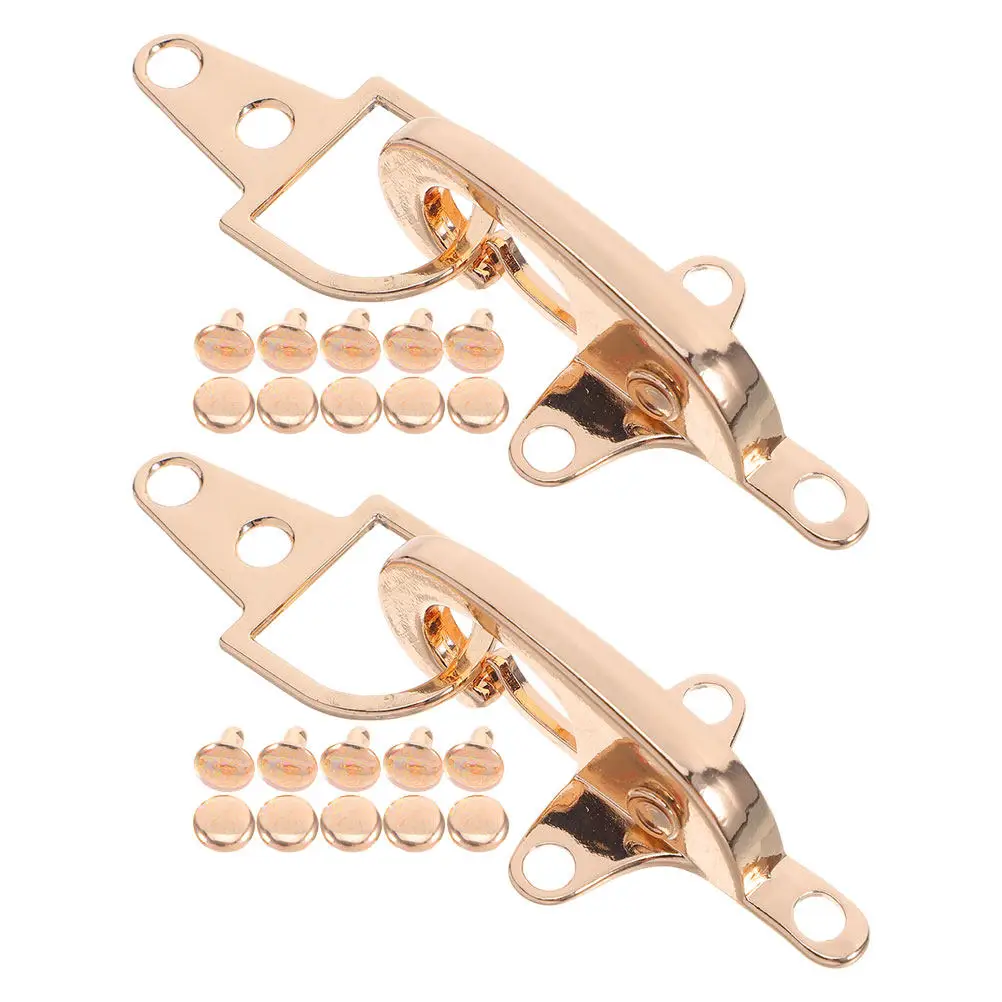 2Sets Zinc Alloy Elegant Interlocking Buckle Replacement Clasp for Outerwear Coats Scarves Backpacks Fashionable Sturdy Closure