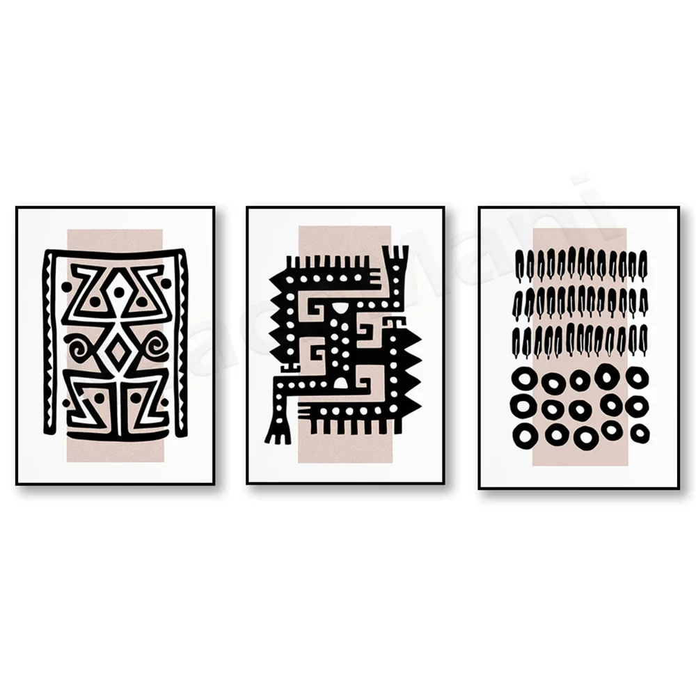

Ethnic art abstract modern print, ancient latin poster, native gallery art geometric poster, peruvian art, living room decor