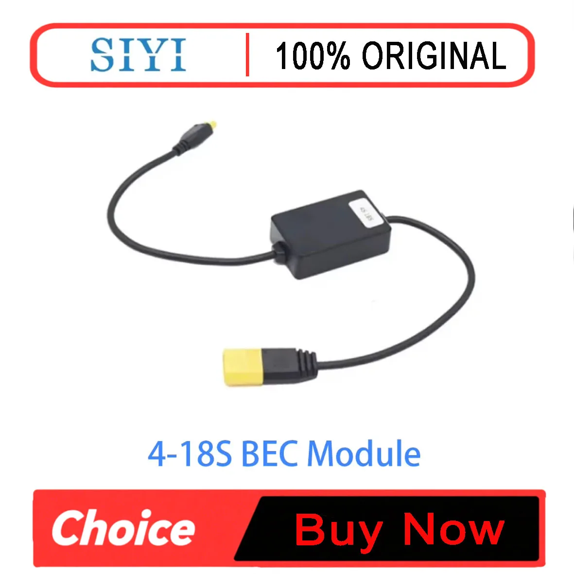 SIYI BEC 4-18S Voltage Regulator Module LiPo Input 12V Stable Output for HM30 Air Unit & FPV Systems