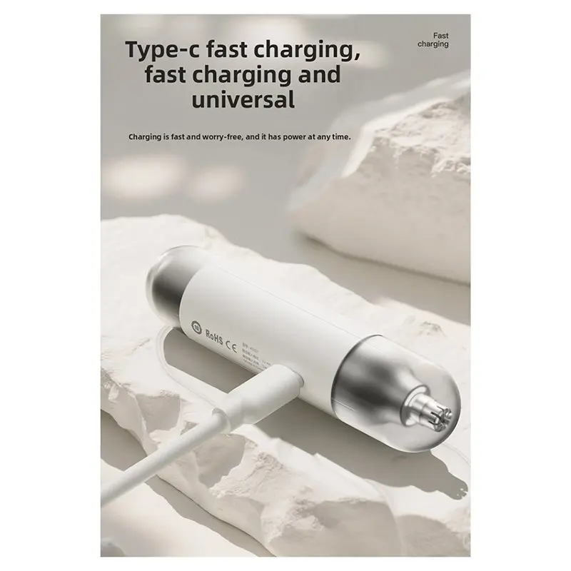 A39M الكهربائية الشعر المتقلب للرجال للأنف السوالف الحواجب اللحية 2 في 1 مقص الشعر ماكينة حلاقة قابلة للشحن غير مؤلم جديد #5