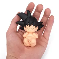 8.5cm Q Version Dragon Ball Anime Figure Baby Son Goku Kawaii Figura Small Doll Anime Decoration Newborn Model Figurine