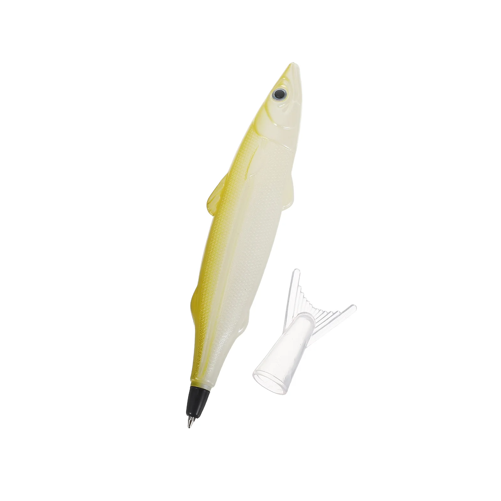 

Creative Fish Shaped Ballpoint Pens Novelty Cartoon Writing School Supplies Golden Student Fine Gel Ocean Theme Decorative Fun