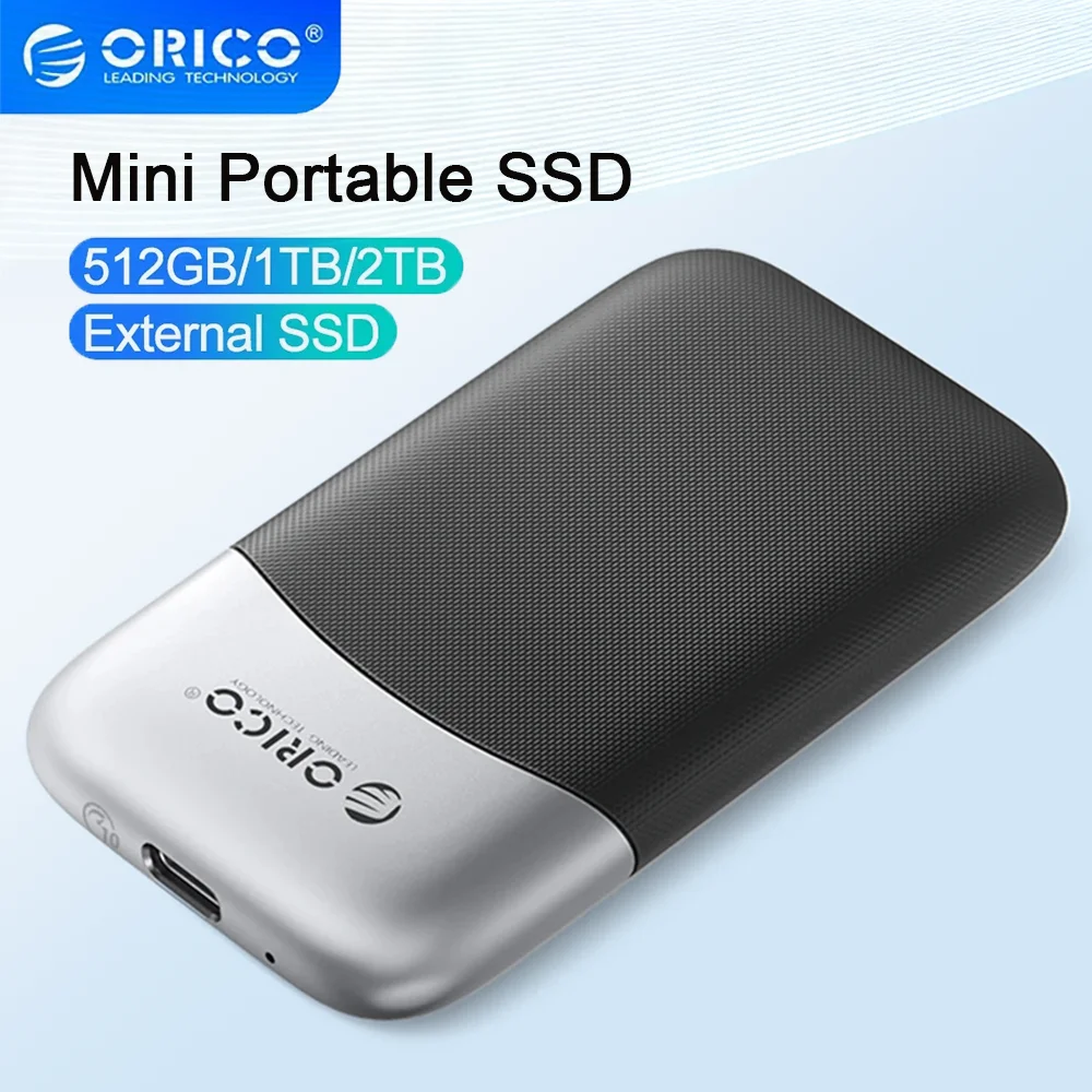 

ORICO Новый портативный SSD 20 Гбит/с, 10 Гбит/с, 512 ГБ, 1 ТБ, 2 ТБ, внешний твердотельный накопитель USB 3.2 Gen2 Type-C PSSD для мобильного телефона, ноутбука