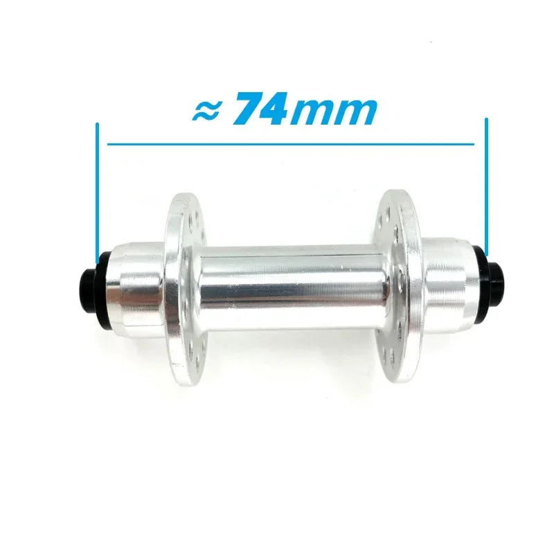 Folding Bike Front Hub 74mm 2 Bearing 20 Hole Aluminum Alloy Hubs Titanium Alloy Axle Quick Release Lever For Brompton Bike