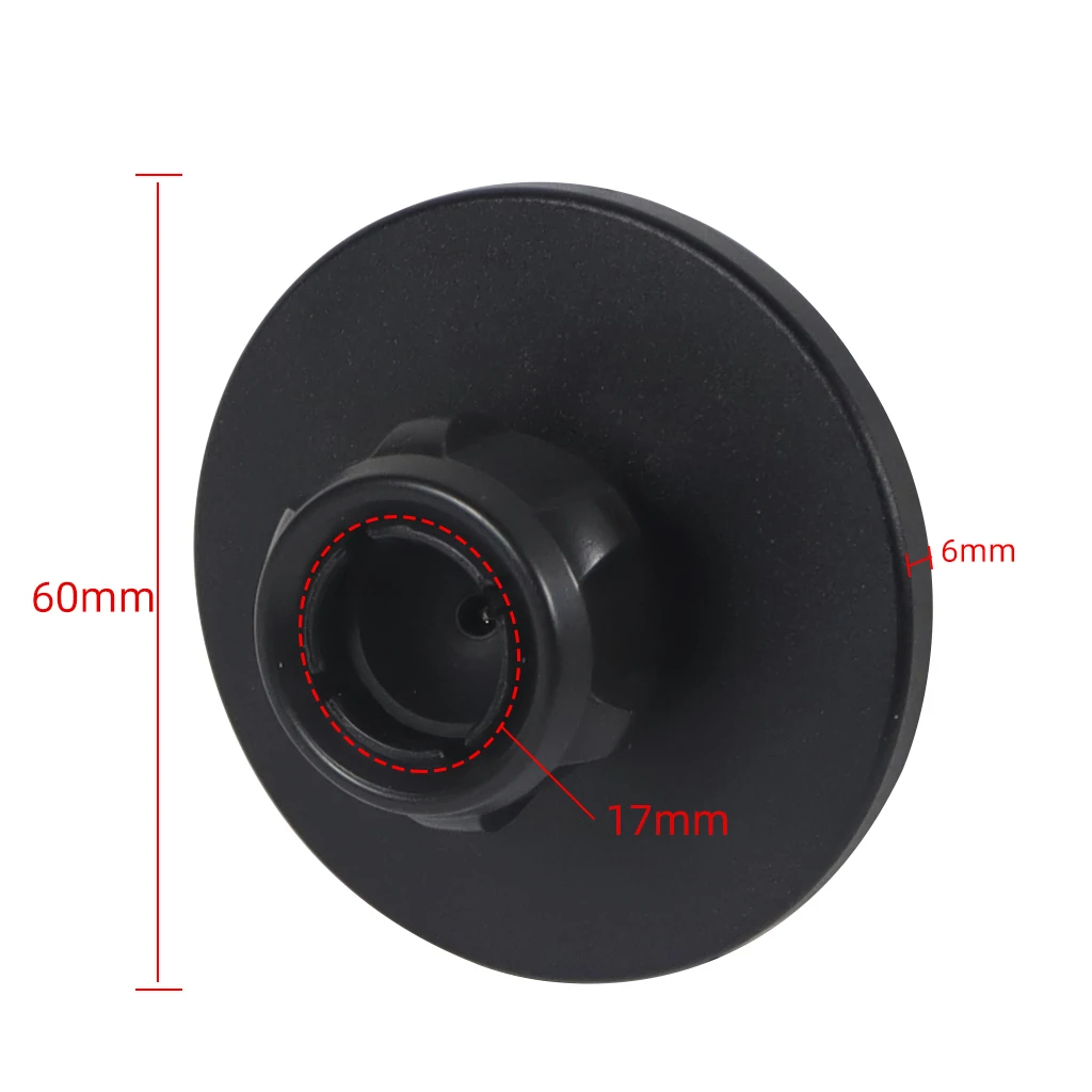 17mm/17,5mm Kugelkopf Adapter für Telefon Halterung Halter 1/4 Gewinde + D88 D66 D43 Magnet Basis Gummi überzogen 1/4 Schraube Loch Für Telefon – Detail 15