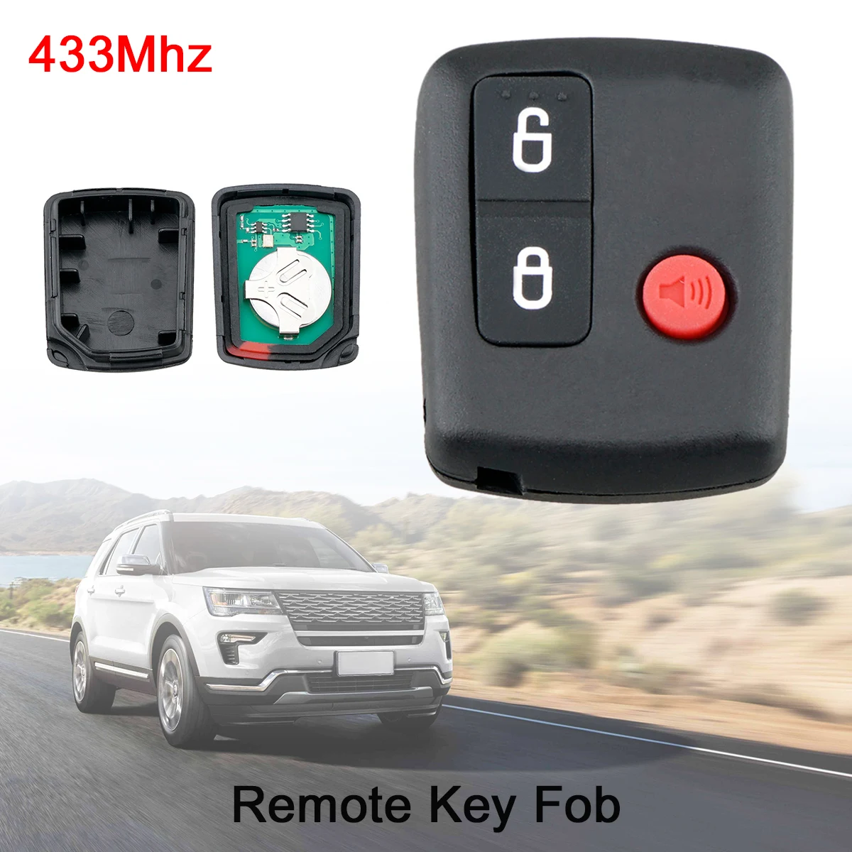 2/3 أزرار مفتاح السيارة عن بعد فوب صالح لسيارة فورد ترانزيت MK6 / توصيل 2000-2006 تفاصيل البرنامج