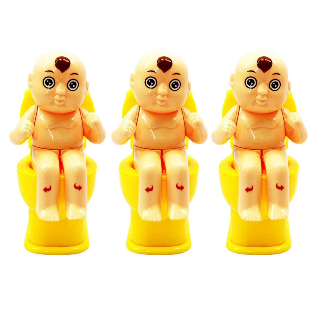 3 Pcs Water Closestool Toy Childrens Toys Prank Spoof Tricky Props Spray Toilet