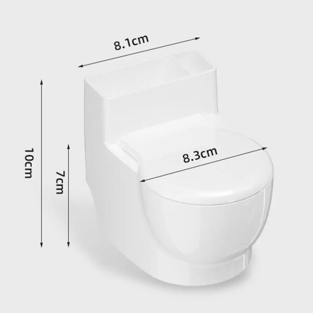 Toilet Shaped Ashtray Fireproof Wall Mount Bathroom Toilet Ashtray with Lid for Home Bathroom Decor Toilet Ashtray Decoration