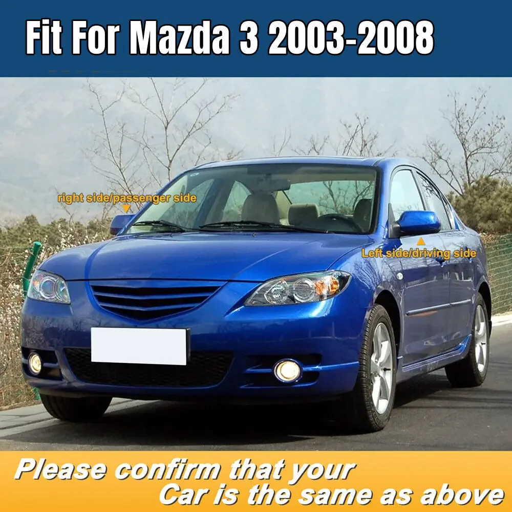 لمازدا 2 3 6 2003 2004 2005 2006 2007 2008 استبدال غطاء مرآة الرؤية الخلفية الجانبية غطاء الجناح الباب الخارجي حافظة الرؤية الخلفية