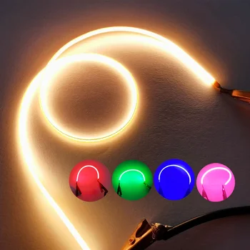 Led Zachte Silament Edison Lamp LED Diodes Flexibele Gloeidraad DC3V38mm60mm80mm95mm125mm133mm255mm300mm DIY Kerst Decor Lamp