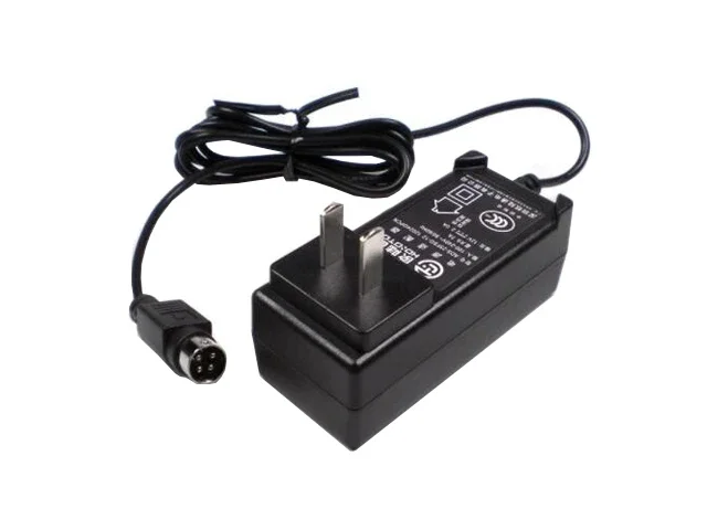 Power Adapter 12V 2A, 4-Pin Din, US 2-Pin Plug, ADS-25FSG-12