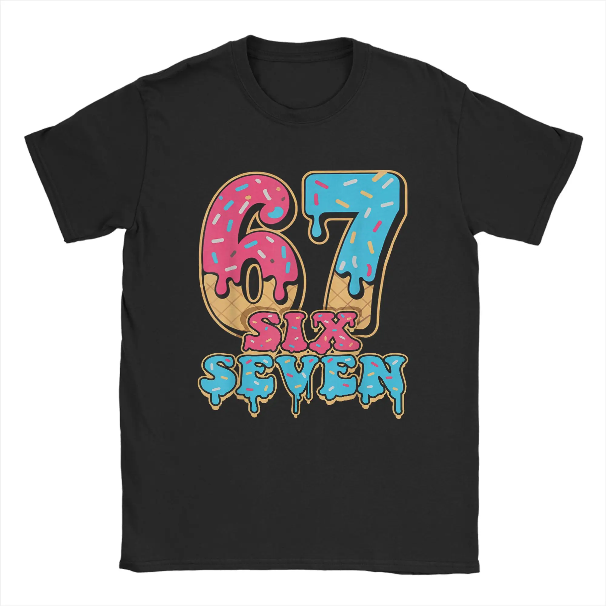 

Baseball Drip Number 67 Player Or 67th Birthday Cotton T Shirt For Adult Summer Vintage T-Shirts O-Neck Tees Oversized Clothes