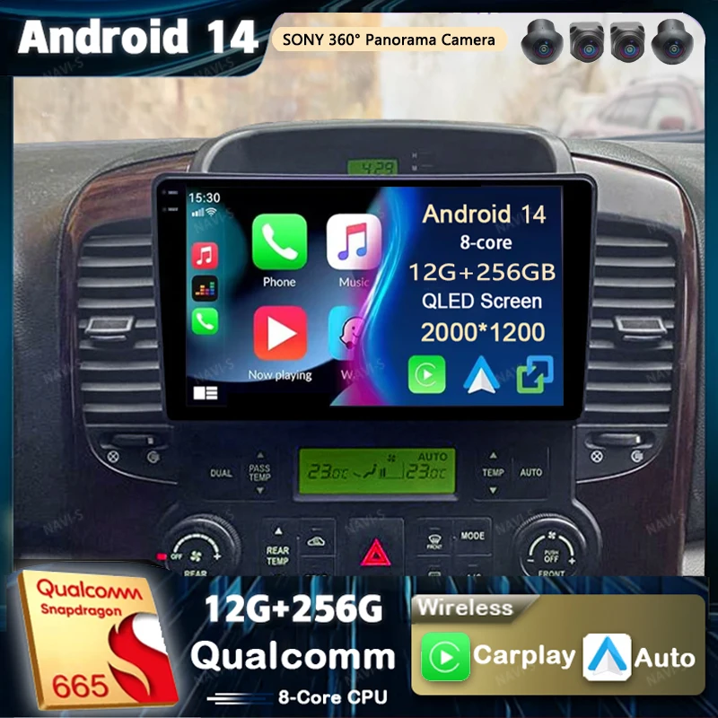 

Android 14 For KIA Carnival VQ 2006-2014 2K QLED Android Car Radio Multimedia Video Player AI Voice CarPlay GPS Head Unit Stereo