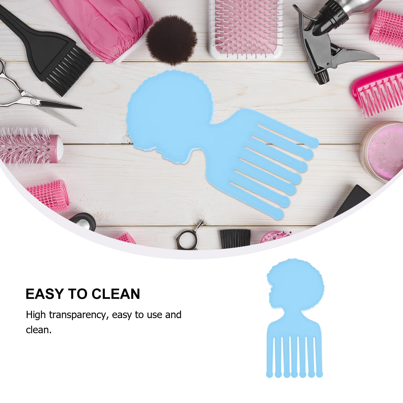 

Crystal Epoxy Comb Silicone Mold Simple DIY H Gift Reverse Mould Oval Shape Sculpture Craft Supplies Premium Durability