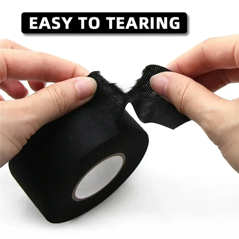 ABUI-Fita adesiva resistente ao calor, fita de tecido para chicote de cabos automotivos, fita térmica elétrica