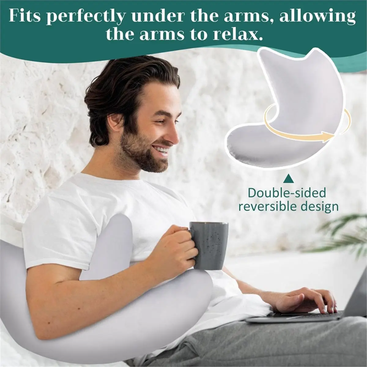 618 Mega Sale Shoulder Surgery Pillow - Shoulder Pillow for Shoulder Pain, Rotator Cuff Pillow for Sitting