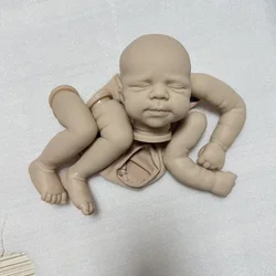 18inch Reborn Doll Kit Sleeping Baby Pascale Lifelike Soft Fresh Color Unfinished Unpainted Doll Parts with Body Bebe Reborn