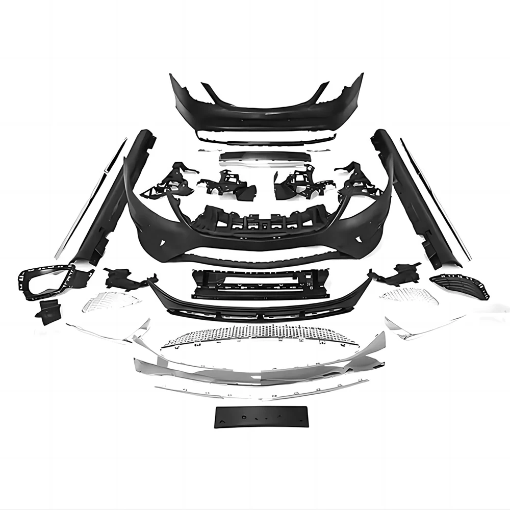 

Полный комплект кузова для Benz S Class W222 14-17 S300 S320 S350 S400 S450 S500 Обновление до S65 Передний задний бампер Боковые юбки